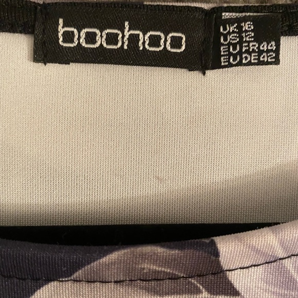 Peplum Floral Print Midi Dress - Picture 4 of 4